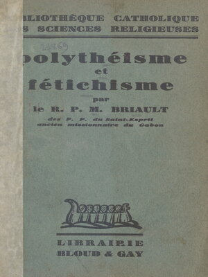 cover image of Polythéisme et fétichisme